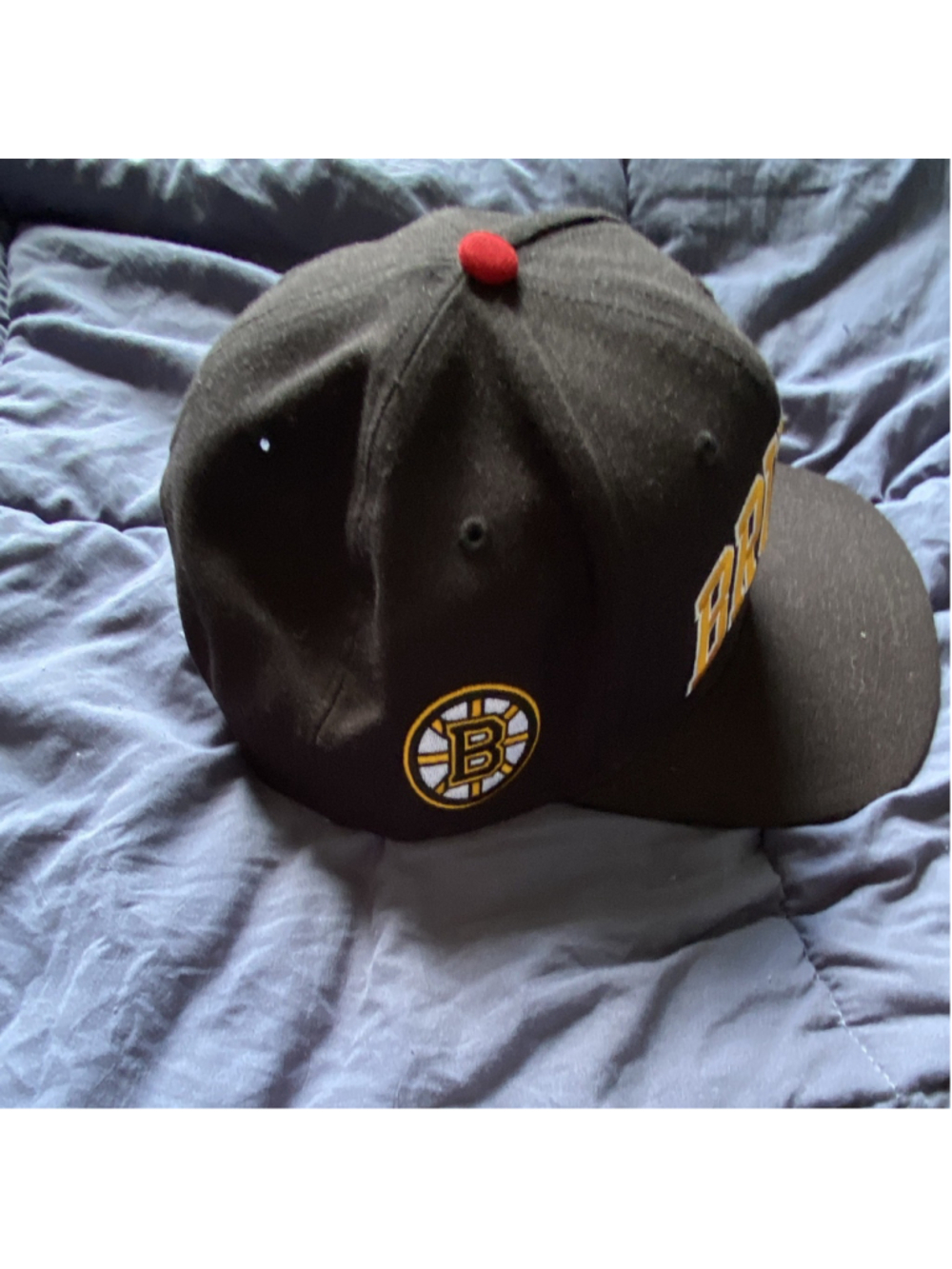 '47 Boston Bruins NHL Cap Black/Yellow One Size Officially Licensed - Picture 2 of 8